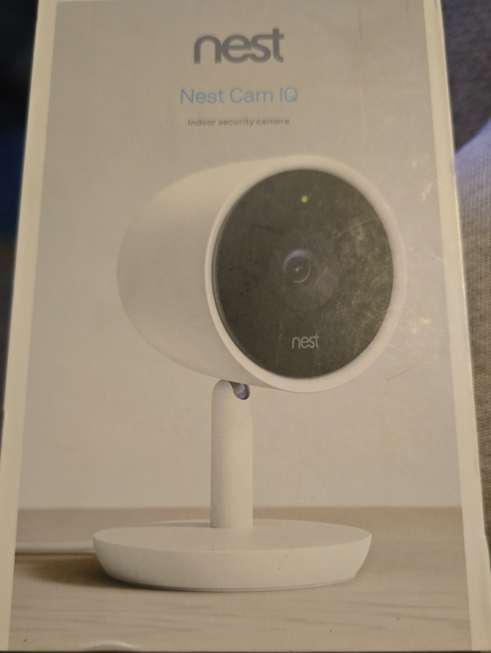 Nest Cam IQ Indoor Security Camera - White